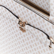 Borsa a Spalla Guess Donna Arlena Logo Bianco