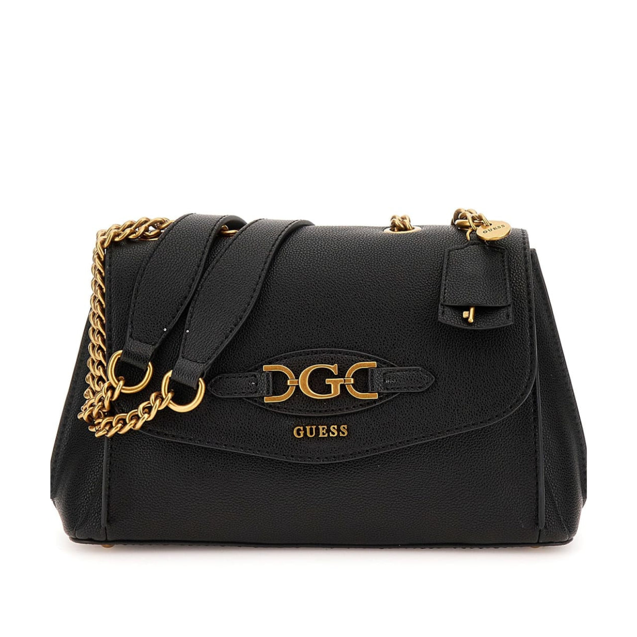 Borsa a Tracolla Guess Donna Malva Nero