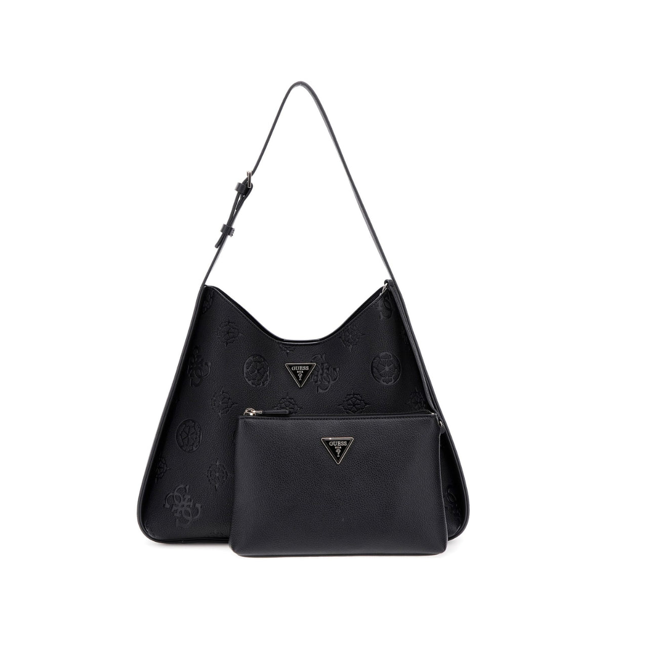 Borsa a Spalla Guess Donna Keandra Nero