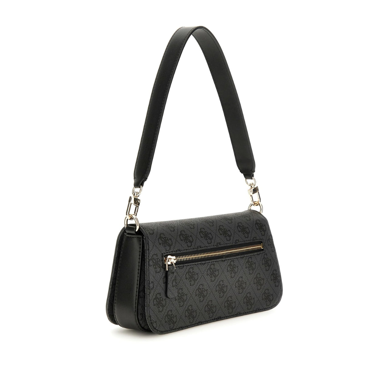 Borsa a Tracolla Guess Donna Eco Mietta Nero/grigio