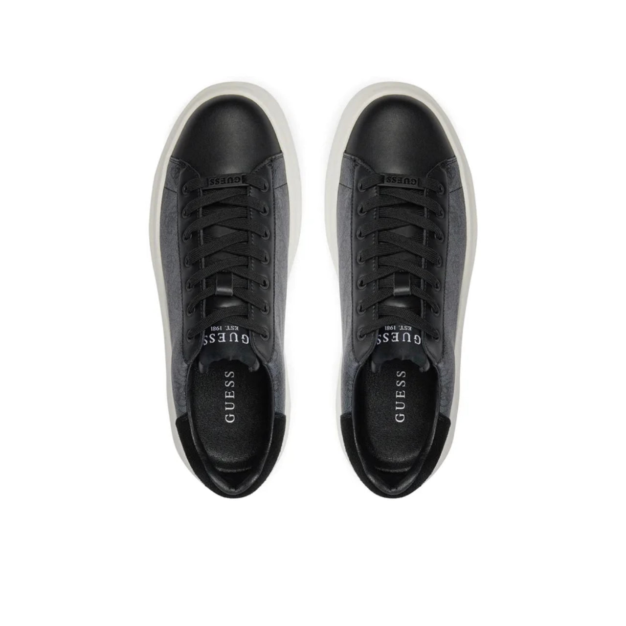 Sneakers Guess Uomo Elba Nero/grigio