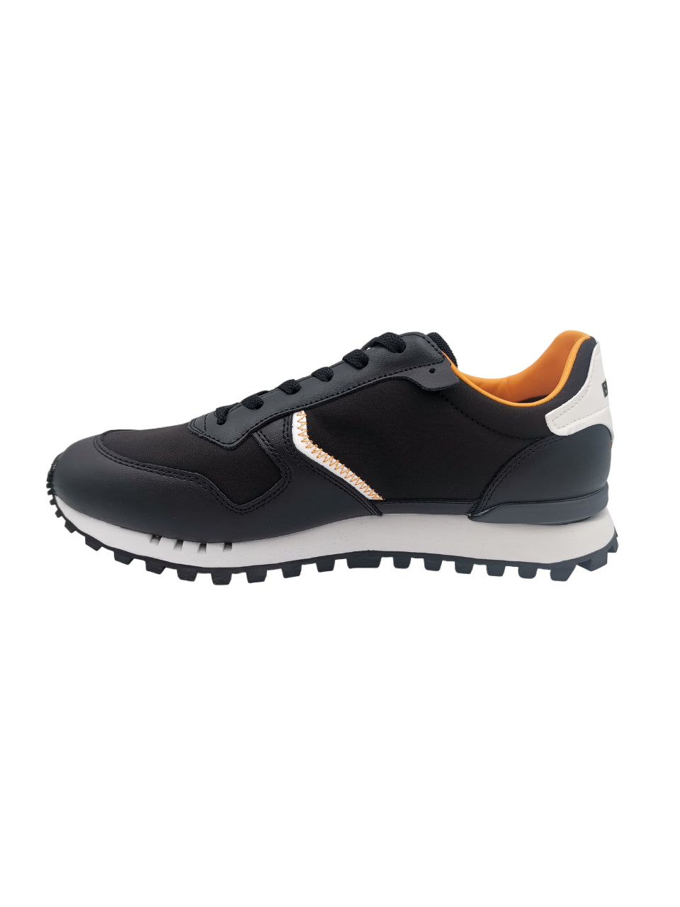Sneakers Blauer Uomo Dixon02 Nero Arancione