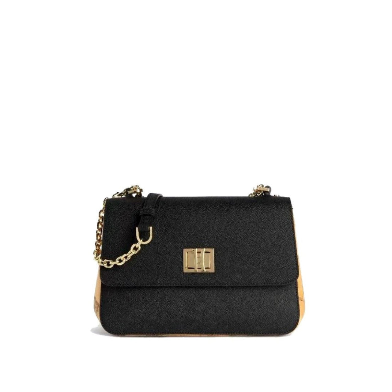 Borsa a Tracolla Alviero Martini 1^ Classe Donna Ideal Bag Nero/Geo Classic