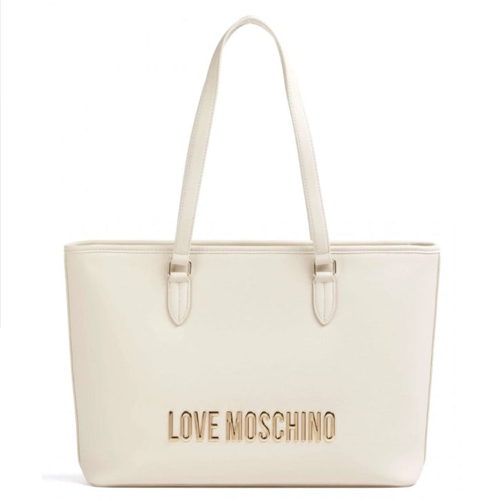 Borsa a Spalla Love Moschino Donna Bold love Avorio