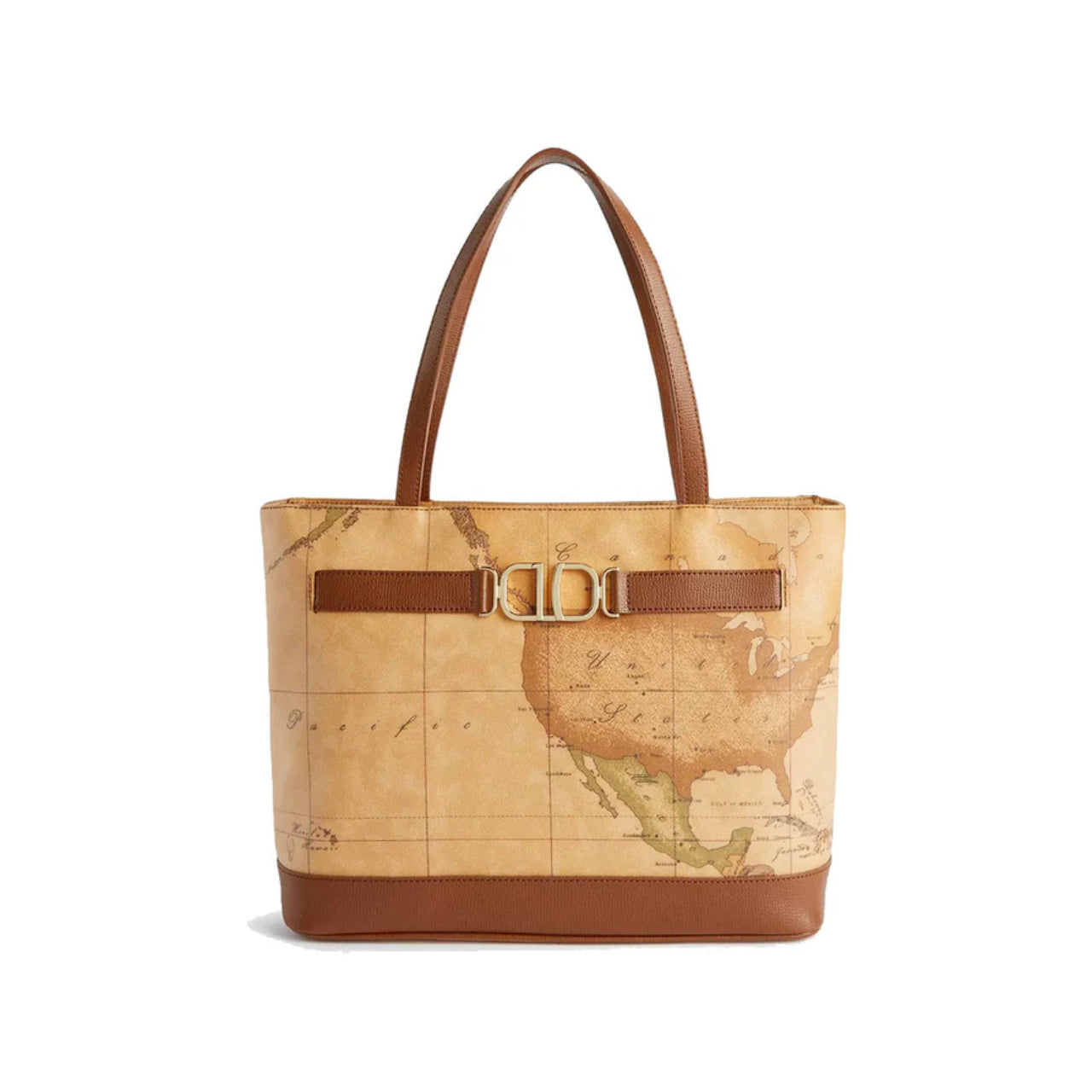 Borsa Shopper Alviero Martini 1^ Classe Donna 3D Geo Geo classic/marrone