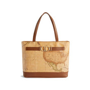 Borsa Shopper Alviero Martini 1^ Classe Donna 3D Geo Geo classic/marrone