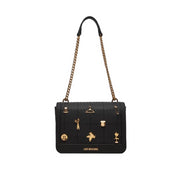 Borsa a Tracolla Love Moschino Donna Tailoring Nero