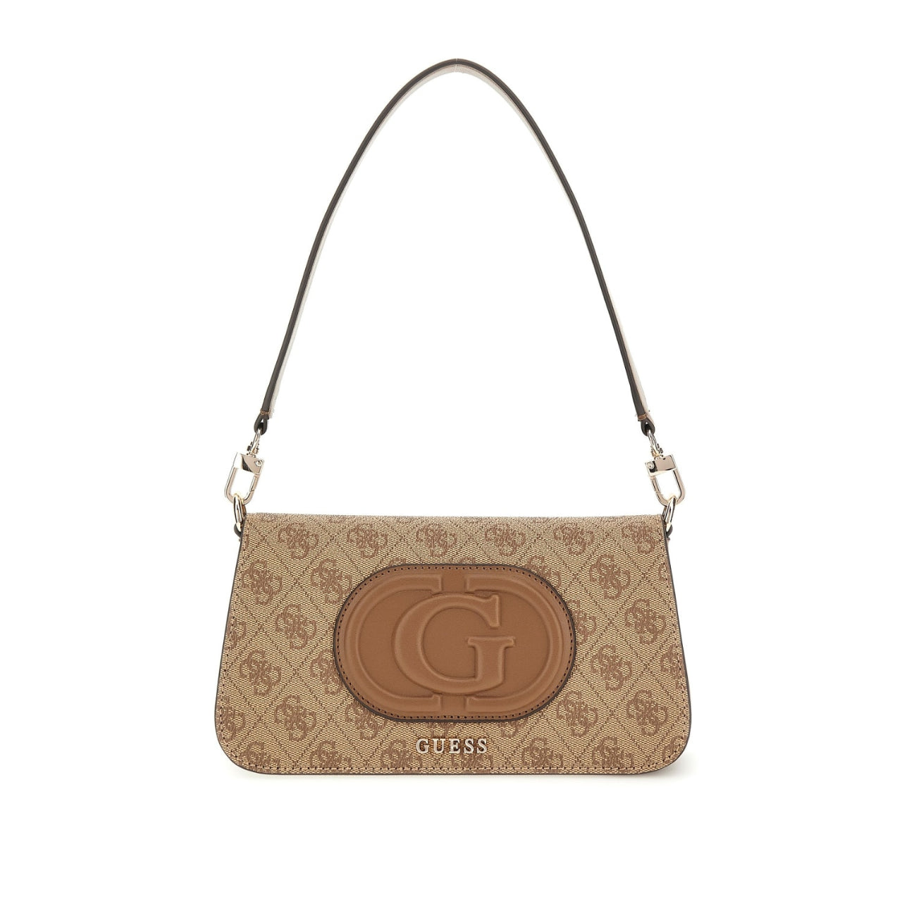 Borsa a Tracolla Guess Donna Eco Mietta Nocciola/marrone