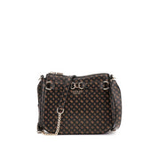 Borsa a Tracolla Guess Donna Arlena Logo Marrone