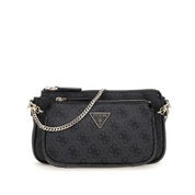 Borsa a Tracolla Guess Donna Noelle mini Grigio/nero