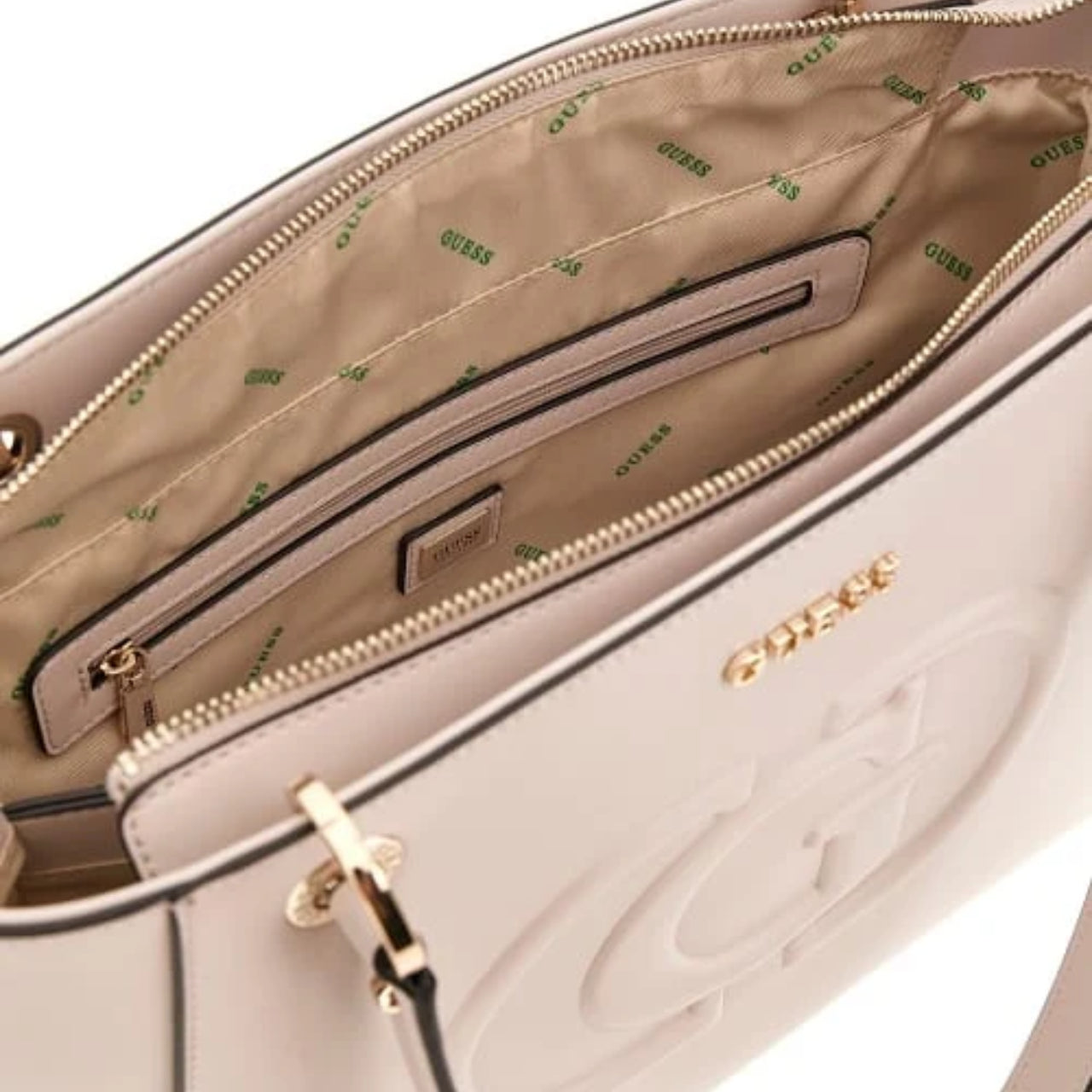 Borsa a Spalla Guess Donna Eco Mietta Pietra