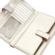 Portafoglio Guess Donna Noreen large Bianco/cipria