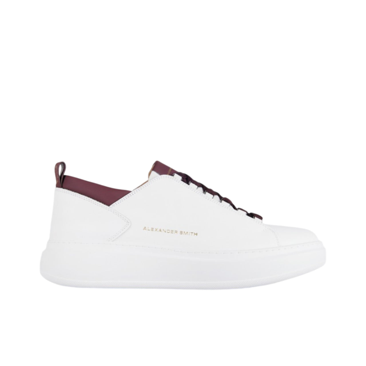 Sneakers Alexander Smith Uomo Wembley Man Bianco/bordeaux