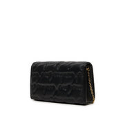 Borsa a Tracolla Love Moschino Donna Gold Heart Nero