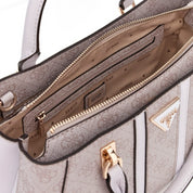 Borsa a Mano Guess Donna Noreen Bianco/cipria