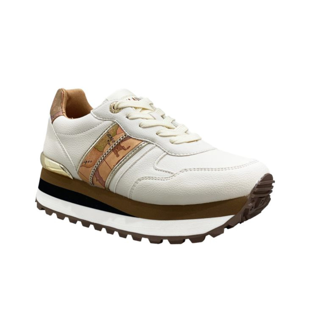 Sneakers Alviero Martini 1^ Classe Donna 2011 Bianco/Geo Beige