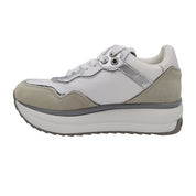 Sneakers GUARDIANI Donna Louise Bianco/beige