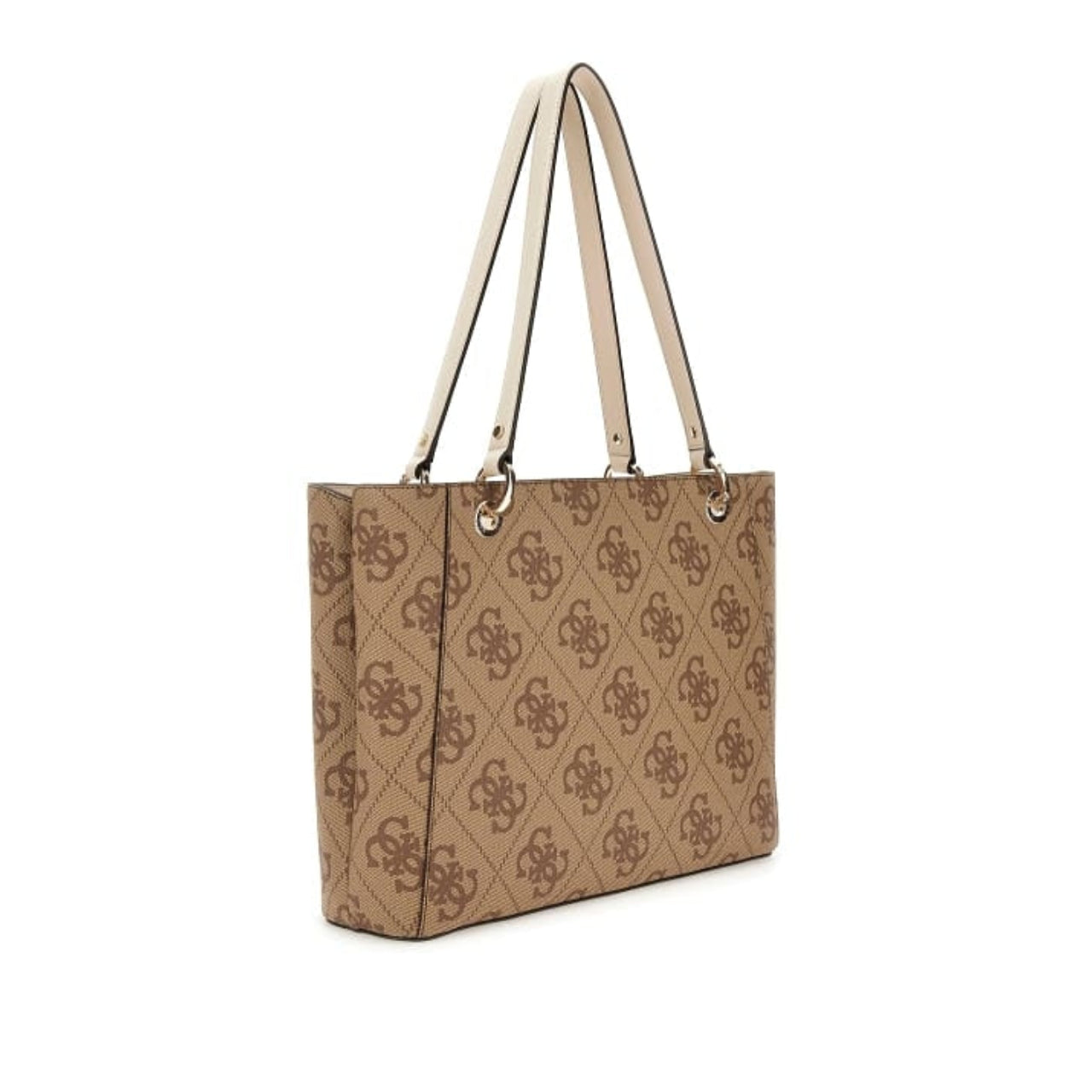 Borsa a Spalla Guess Donna Nolana Marrone/nocciola