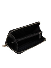 Portafoglio Calvin Klein Donna Sculpted Zip Nero
