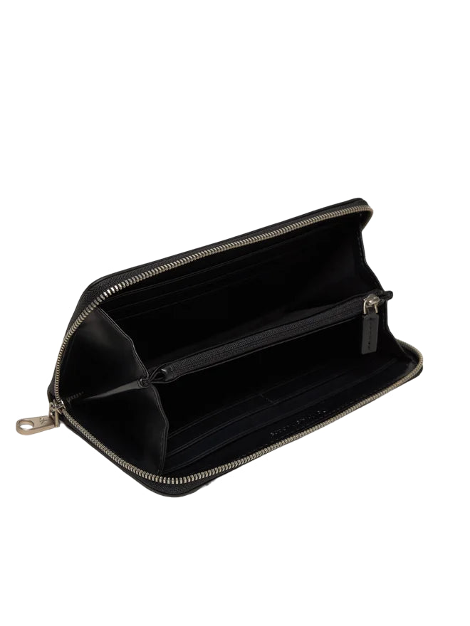 Portafoglio Calvin Klein Donna Sculpted Zip Nero