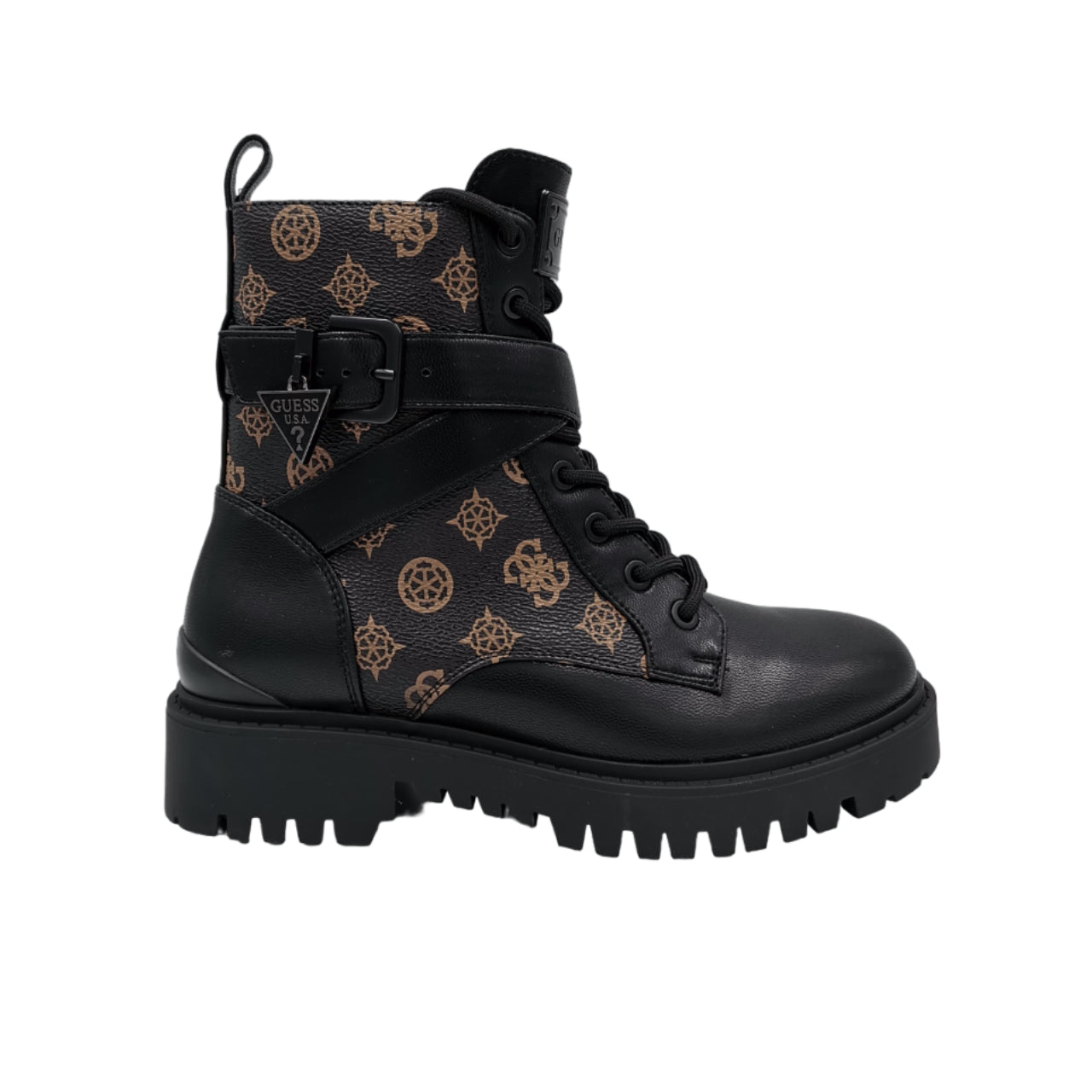 Anfibi Guess Donna Olsy Nero/marrone
