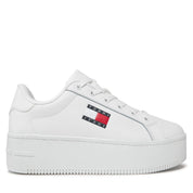 Sneakers Tommy Hilfiger Donna Flatform Ess Bianco