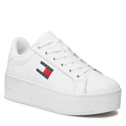 Sneakers Tommy Hilfiger Donna Flatform Ess Bianco