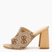 Sandalo con tacco Guess Donna Keila Beige/marrone