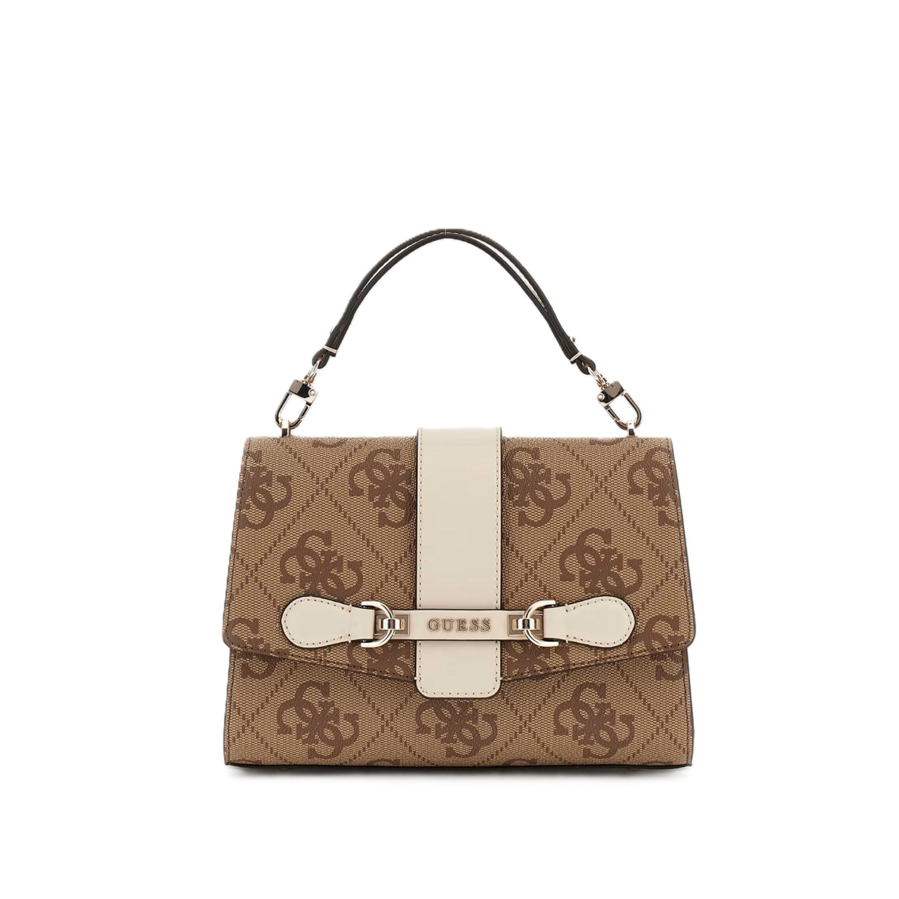 Borsa a Mano Guess Donna Nolana Beige/nocciola