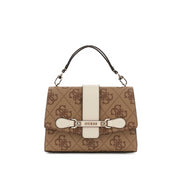Borsa a Mano Guess Donna Nolana Beige/nocciola