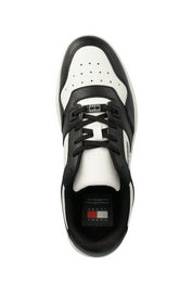 Sneakers Tommy Hilfiger Uomo Tjm Basket Leather Bianco/nero