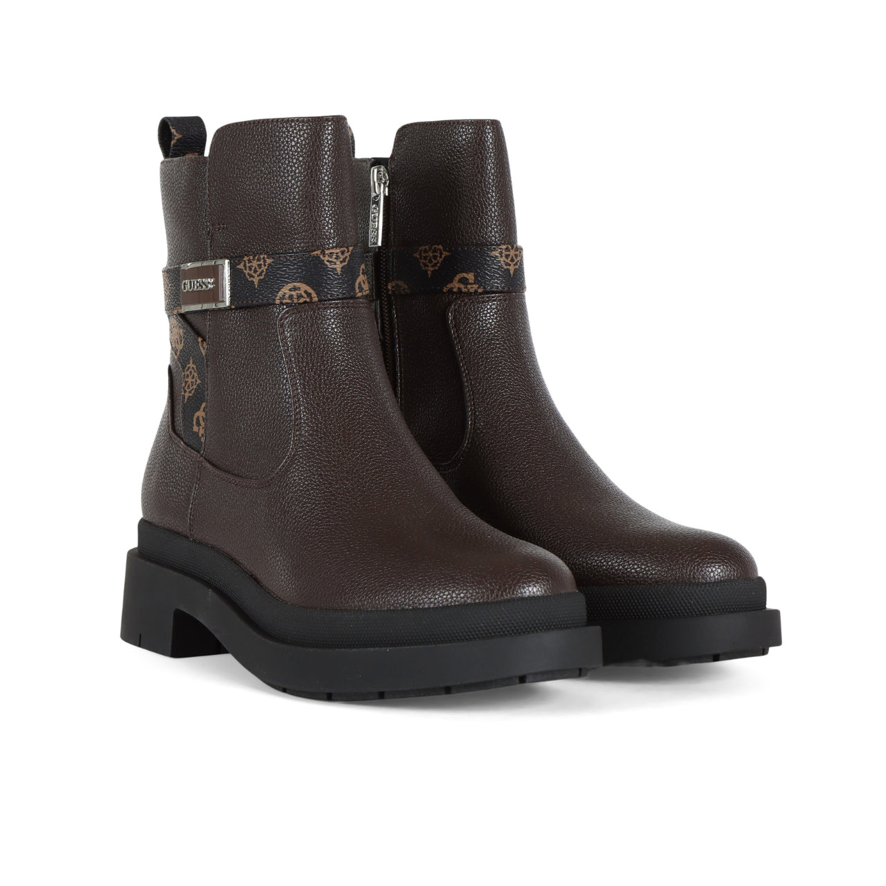 Stivaletti Guess Donna Ovelle Marrone/nero