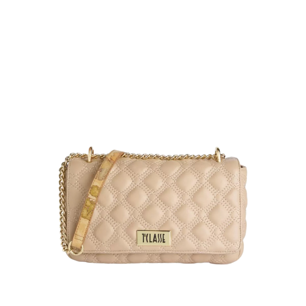 Borsa a Tracolla Alviero Martini 1^ Classe Donna Matelassè Beige