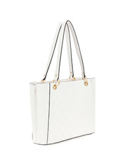 Borsa a Spalla Guess Donna Izzy Peony Bianco