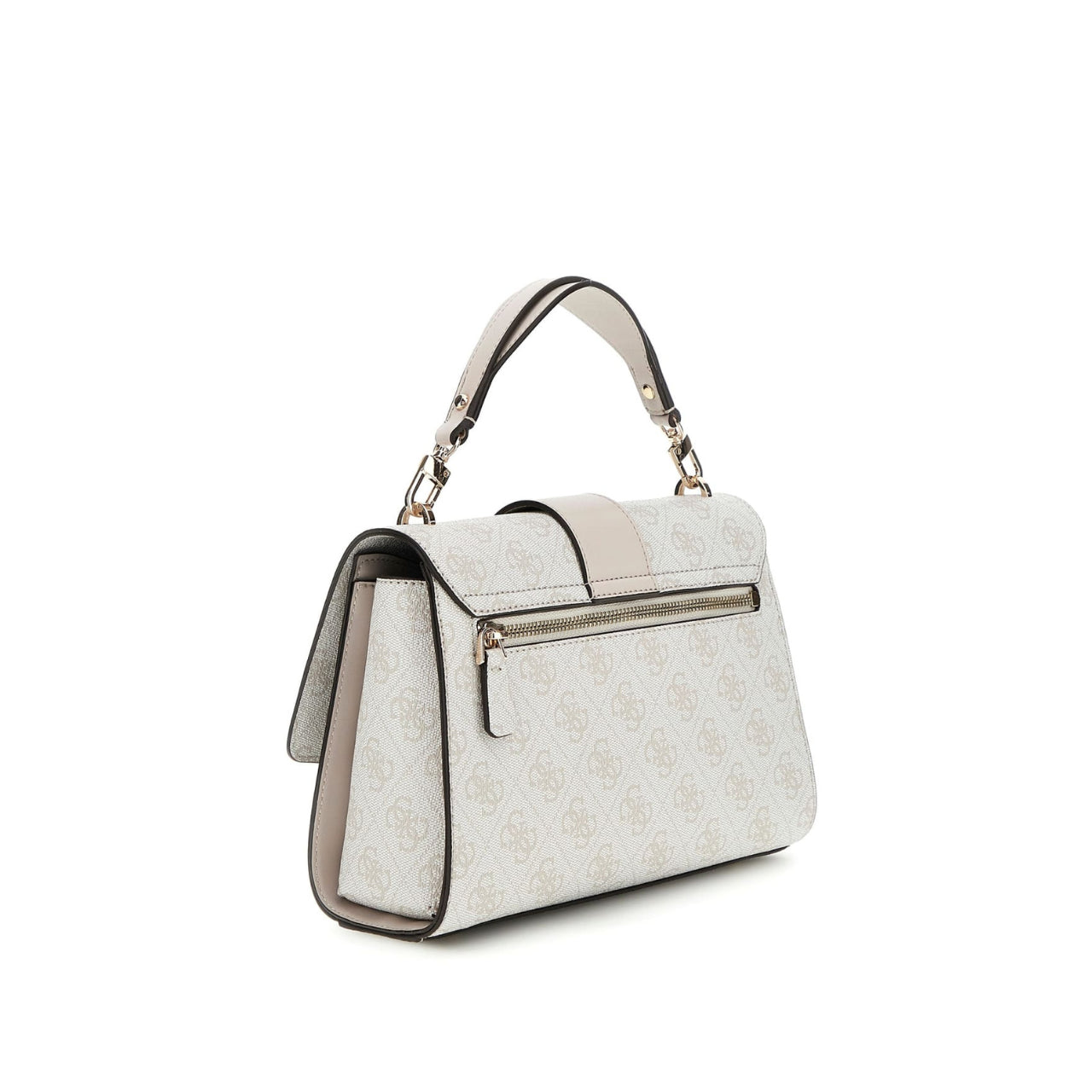 Borsa a Mano Guess Donna Nolana Bianco/rosa
