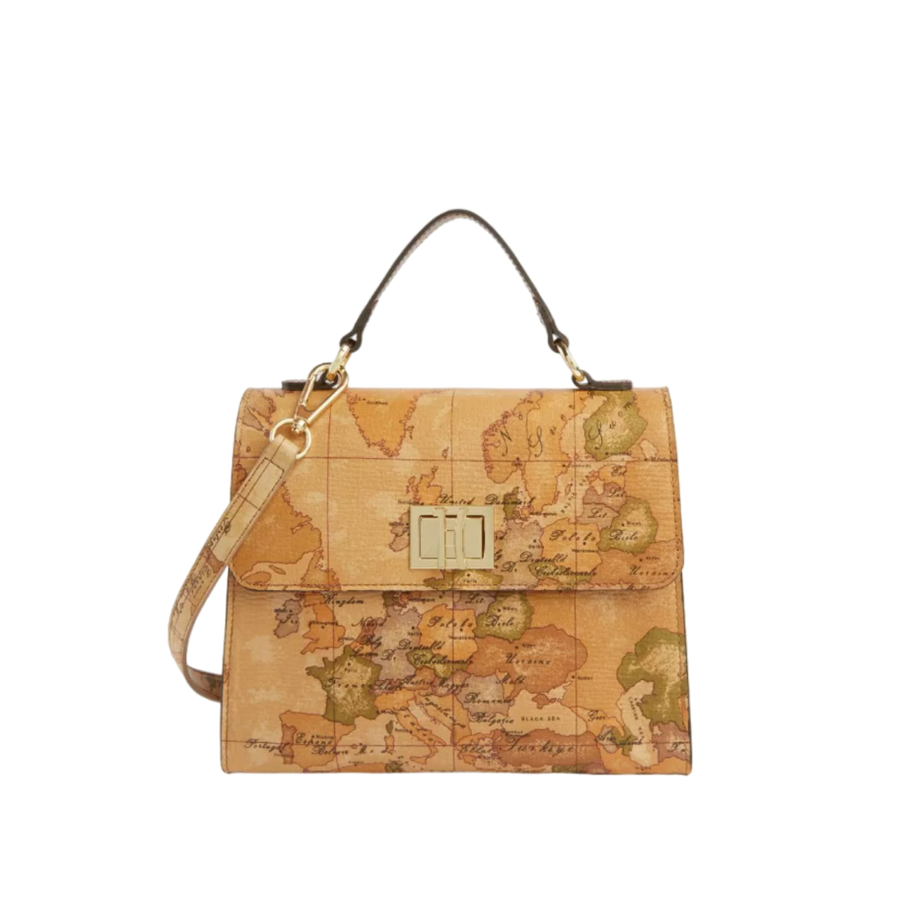 Borsa a Mano Alviero Martini 1^ Classe Donna Brilliant Bag Geo classic/marrone