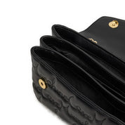 Borsa a Tracolla Love Moschino Donna Gold Heart Nero
