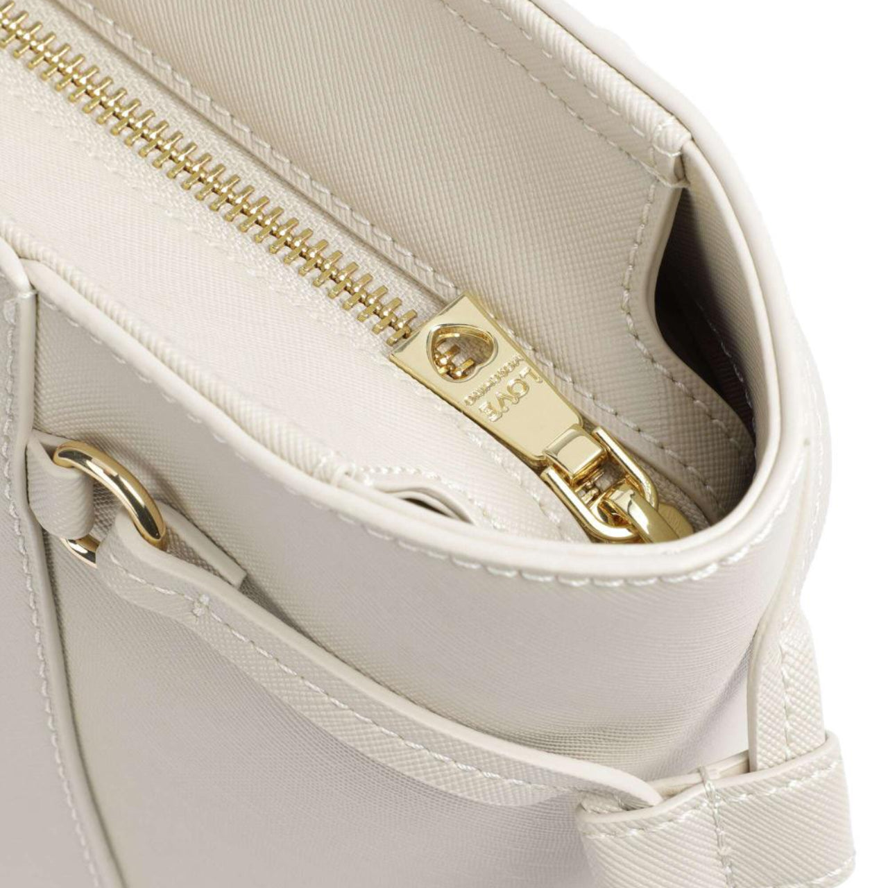 Borsa a Spalla Love Moschino Donna Sweet Heart Avorio