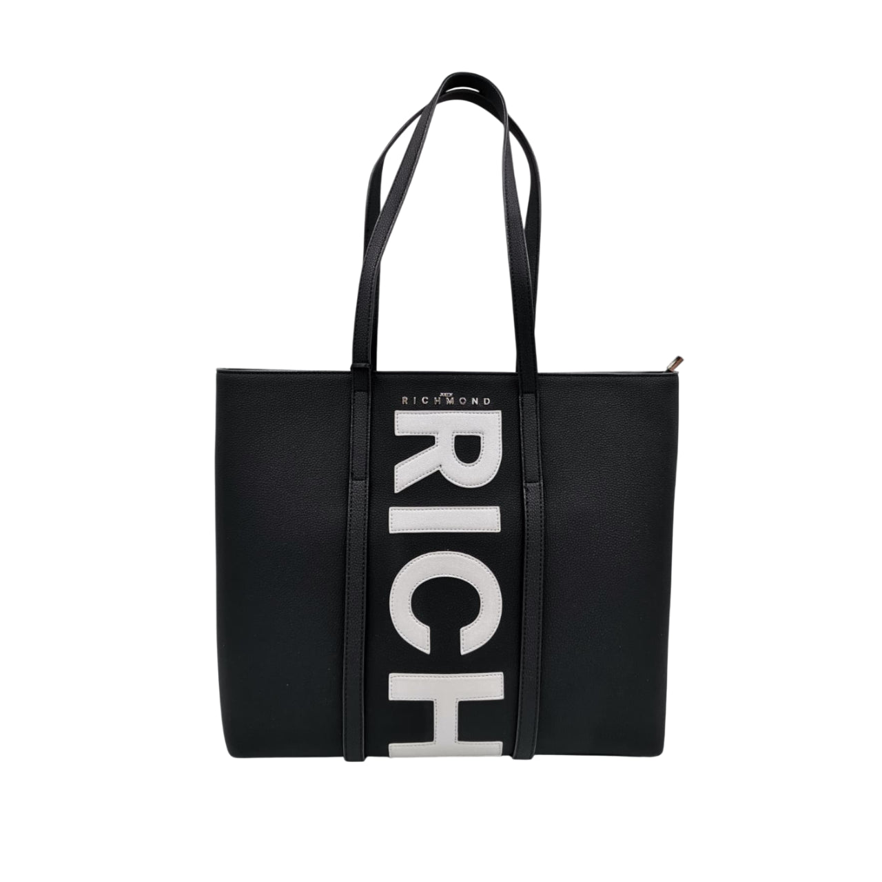 Borsa a Spalla Richmond Donna Niepi Nero/argento