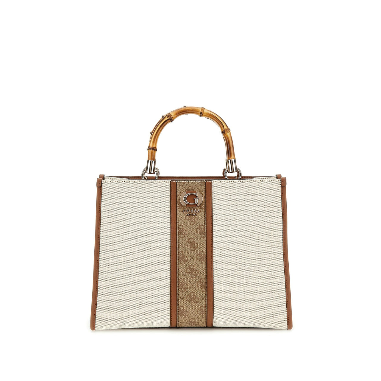 Borsa a Mano Guess Donna Kerima Beige/nocciola