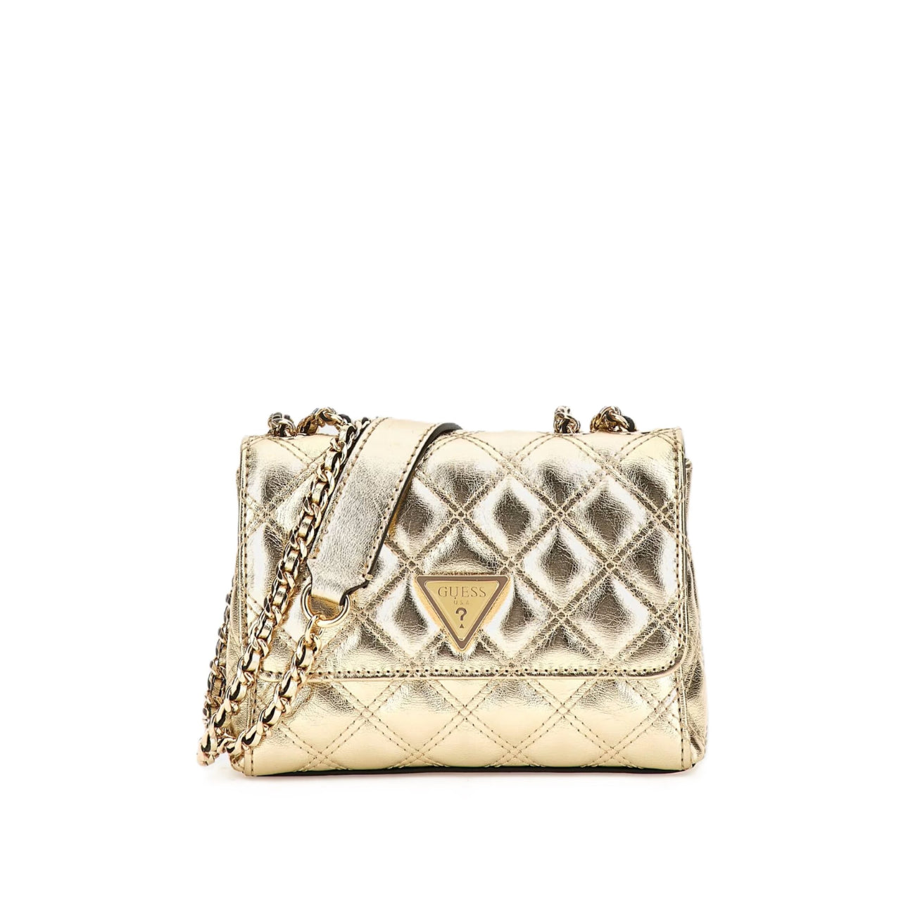 Borsa a Tracolla Guess Donna Giully Mini Oro