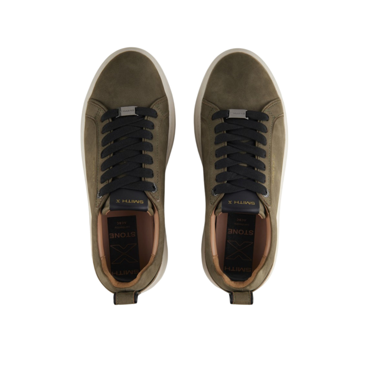 Sneakers Alexander Smith Uomo Stone verde militare/nero