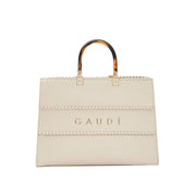 Borsa a Mano Gaudì Donna Gemma Beige