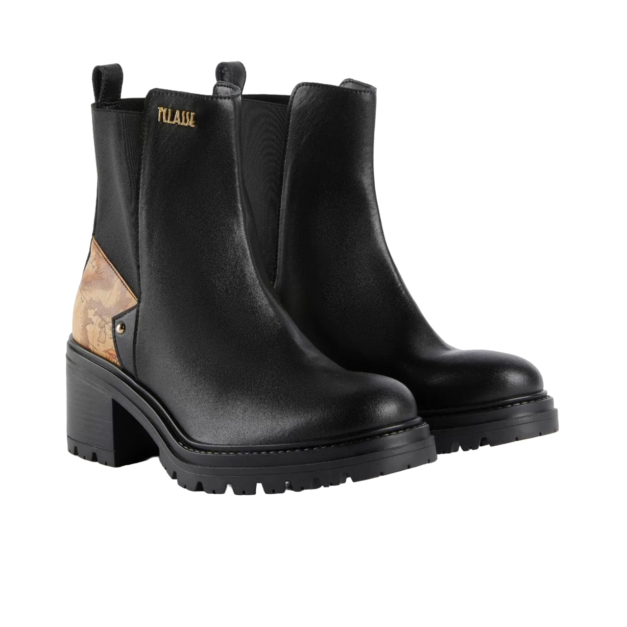 Stivaletti Alviero Martini 1^ Classe Donna 0941 Nero/Geo Classic
