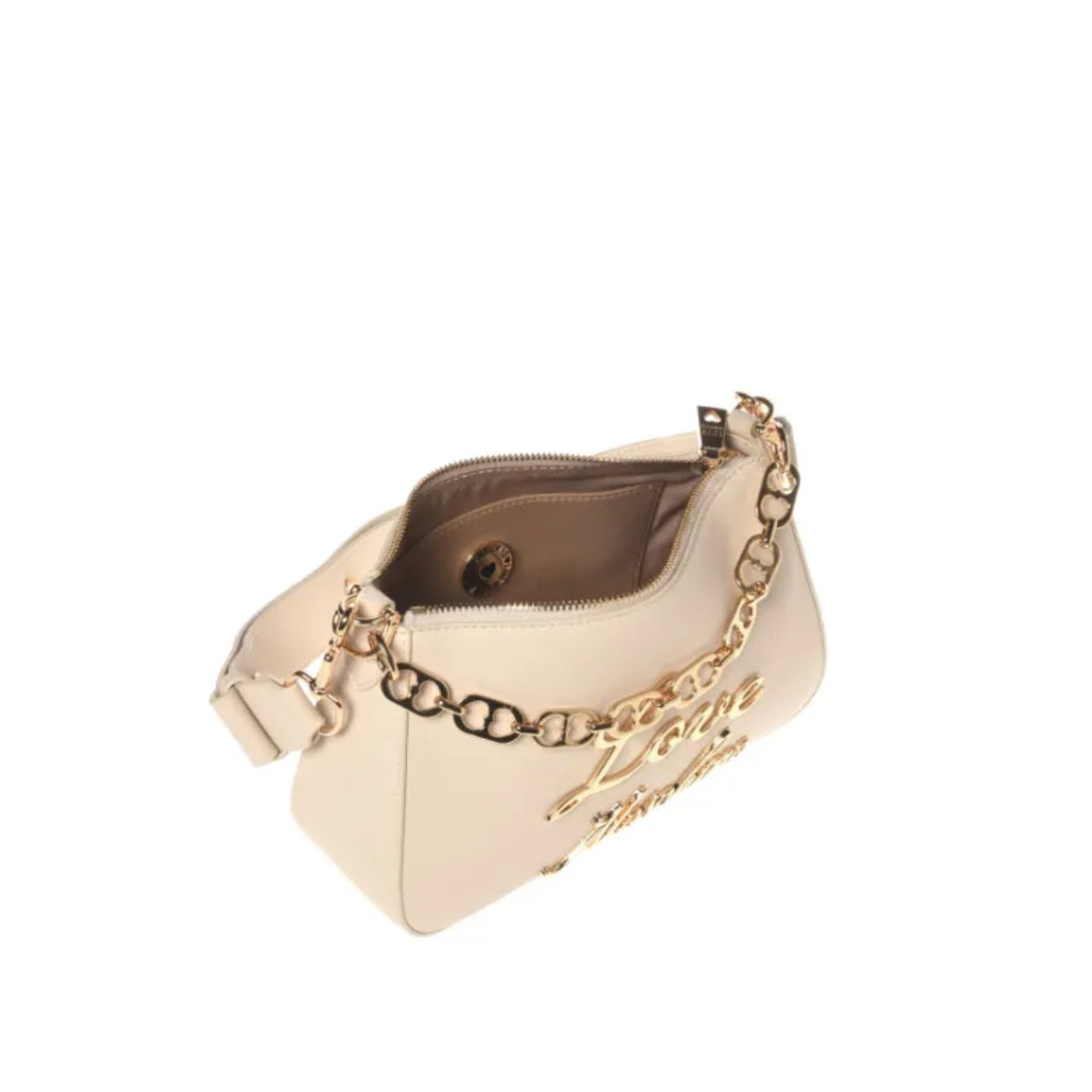 Borsa a Spalla Love Moschino Donna Lovely Chain Avorio