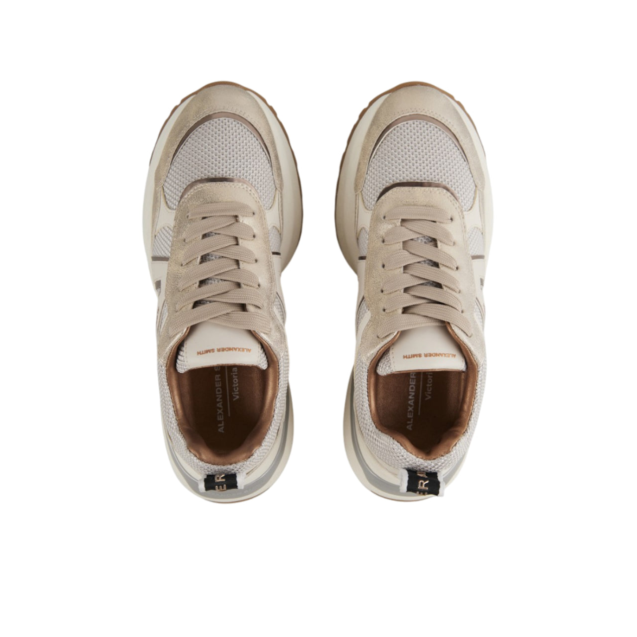 Sneakers Alexander Smith Donna Victoria avorio/oro