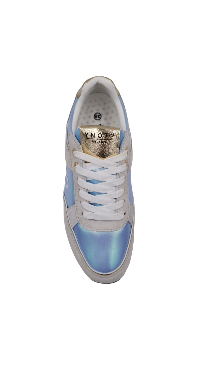 Sneakers Y Not? Donna White Sky grigio/blu
