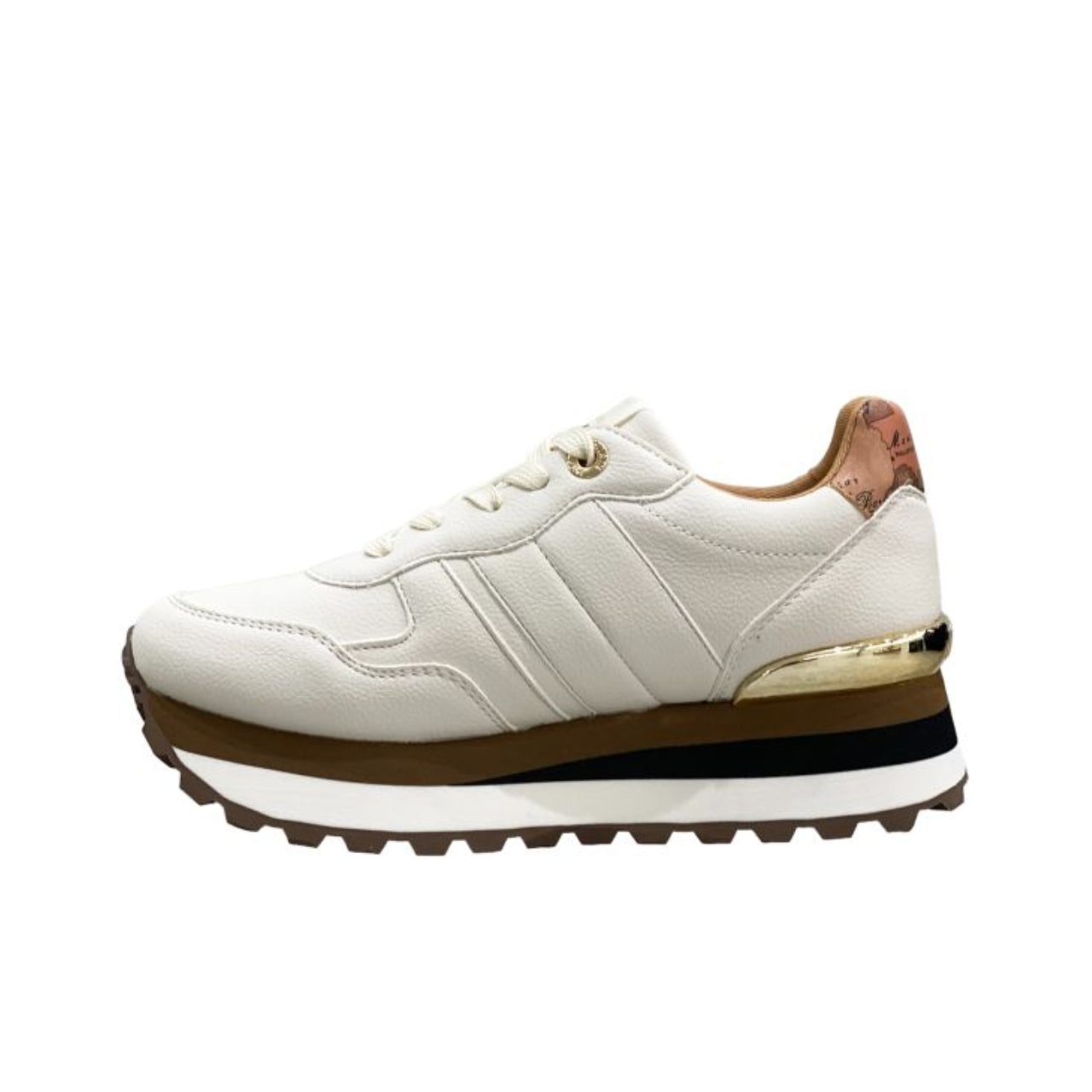 Sneakers Alviero Martini 1^ Classe Donna 2011 Bianco/Geo Beige