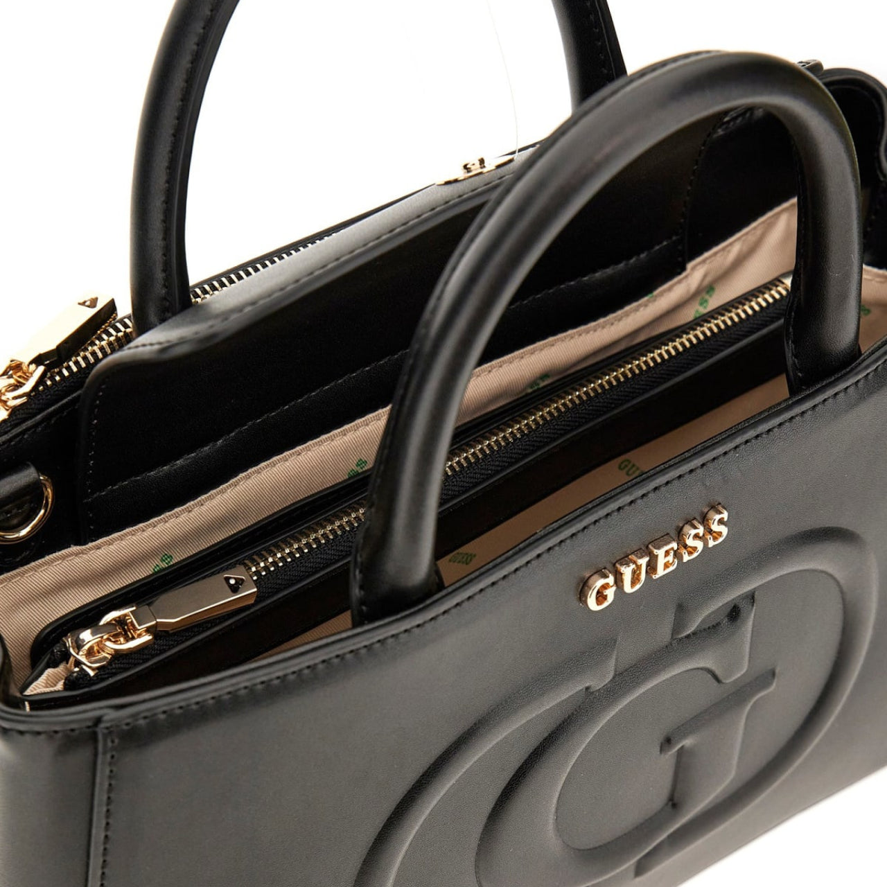 Borsa a Mano Guess Donna Eco Mietta Nero