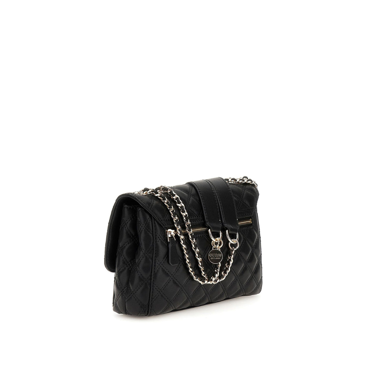 Borsa a Tracolla Guess Donna Giully Nero